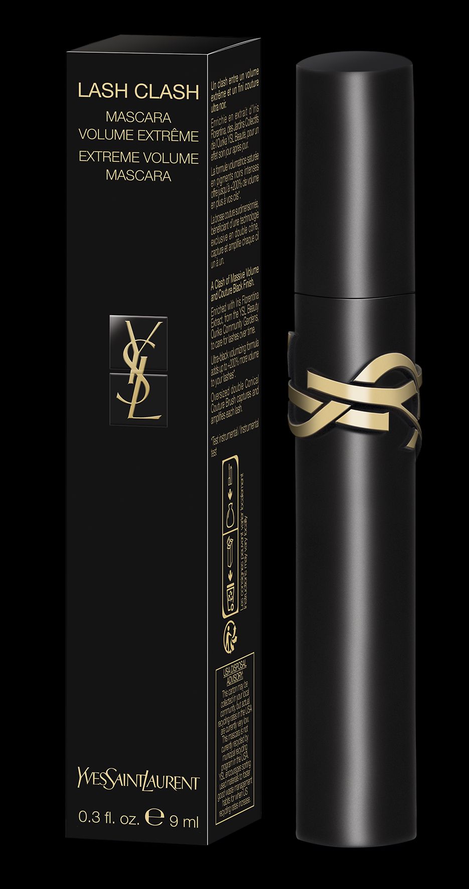 Yves Saint Laurent Lash Clash Extreme Volume Mascara - Black